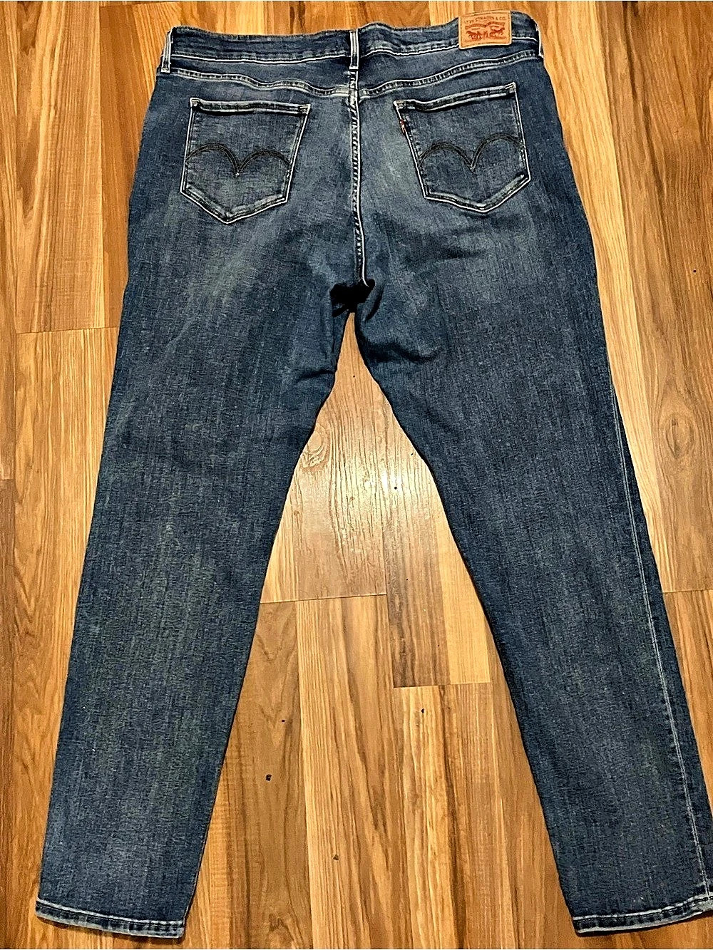 Levi's 311 Shaping Skinny Distressed Jeans in Blue Waist 20W